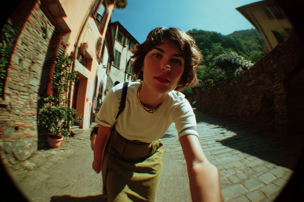 karelvwijk 88751 distorted fish eye lend view of a woman lean 21524240 6e80 4995 af80 d19bcf2aafca 2